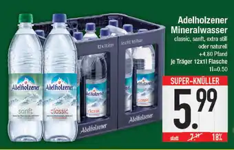 E-Center Adelholzener Mineralwasser 12x1l Flasche Angebot