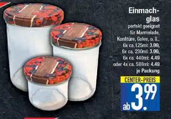 E-Center Einmachglas 6x ca.440ml Angebot