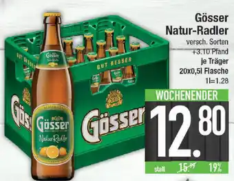 E-Center Gösser Natur-Radler 20x0,5l Flasche Angebot