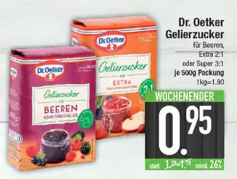 E-Center Dr.Oetker Gelierzucker 500g Packung Angebot