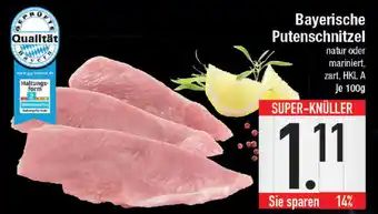 E-Center Bayerische Putenschnitzel 100g Angebot