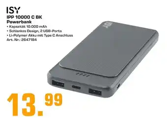 Saturn Isy IPP 10000 C BK Powerbank Angebot