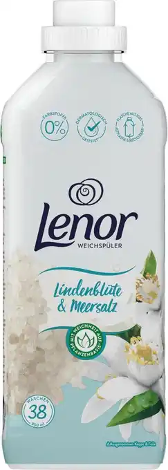 dm drogerie Lenor weichspüler lindenblüte & meersalz 38wl Angebot