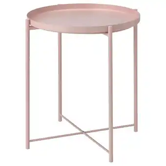 IKEA Gladom tabletttisch blassrosa Angebot