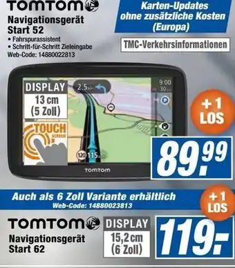 Expert Tomtom Navigationsgerät Start 52 Angebot