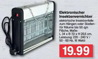 Famila Nord West Elektronischer Insektenvernichter Angebot