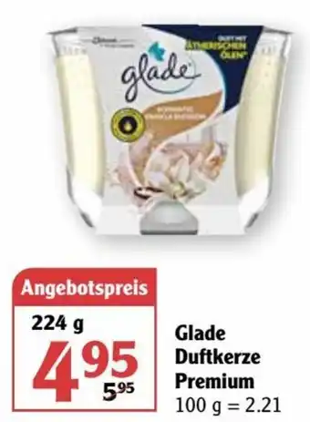 Globus Glade Duftkerze Premium 224 g Angebot