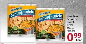 Selgros Henglein Schupfnudeln Angebot