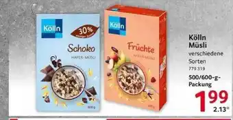 Selgros Kölln Müsli Angebot