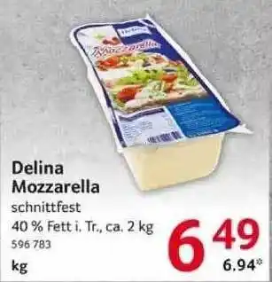 Selgros Delina Mozzarella Angebot