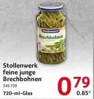 Selgros Stollenwerk Feine Junge Brechbohnen Angebot