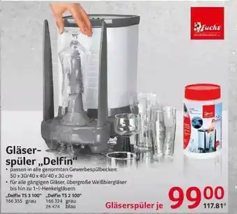 Selgros Gläser-spüler „delfin“ Angebot