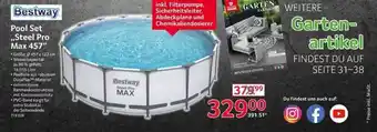 Selgros Bestway Pool Set „steel Pro Max 457“ Angebot