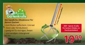 Selgros Ruwi Gartenkralle Angebot