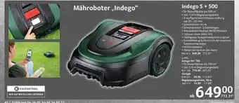 Selgros Mähroboter „indego“, Indego S + 500 Angebot