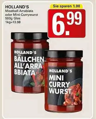 WEZ Holland's Angebot