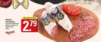 WEZ Negroni Salami Cacciatore Angebot