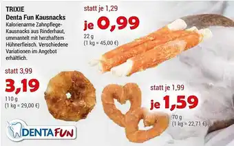 Zookauf Trixie Denta Fun Kausnacks Angebot