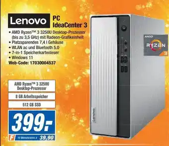 Expert Lenovo Pc IdeaCenter 3 Angebot