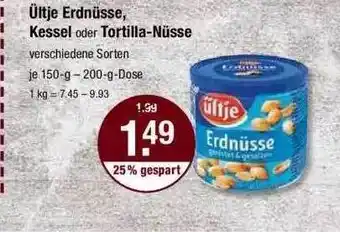 V Markt ültje Erdnüsse Kessel Oder Tortilla-nüsse Angebot