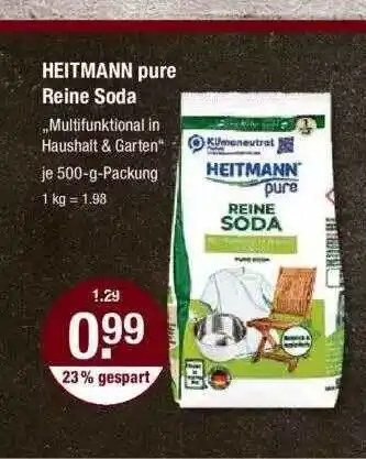 V Markt Heitmann Pure Reine Soda Angebot