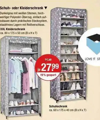 V Markt Schuh- Oder Kleiderschrank Oder Schuhschrank Angebot
