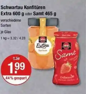 V Markt Schwartau Konfitüren Extra Angebot