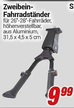 CENTERSHOP Zweibein-fahrradständer Angebot