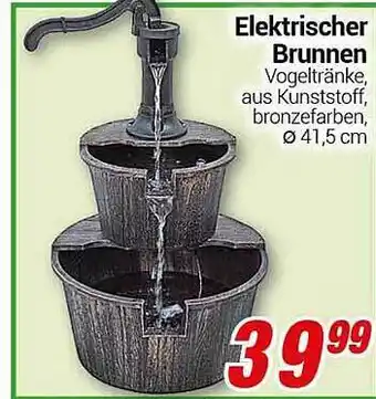 CENTERSHOP Elektrischer Brunnen Angebot