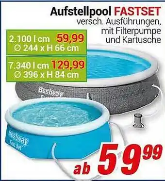 CENTERSHOP Austellpool Fastset Angebot