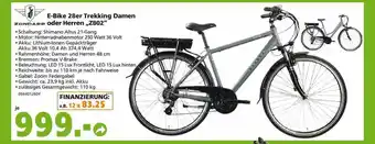 Globus Baumarkt Zündapp E-bike 28er Trekking Damen Oder Herren „z802“ Angebot