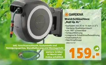 Globus Baumarkt Gardena Wand-schlauchbox „roll Up XL“ Angebot