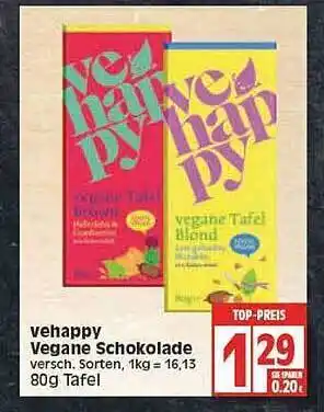 Edeka Vehappy Vegane Schokolade Angebot