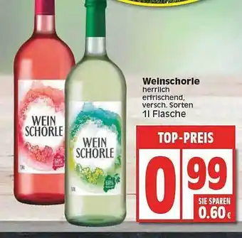 Edeka Weinschorle Angebot