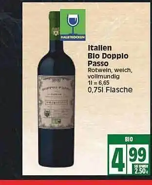 Edeka Italien Bio Doppio Passo Angebot