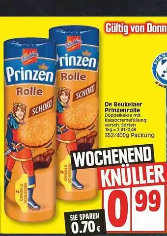 Edeka De Beukelaer Prinzenrolle Angebot