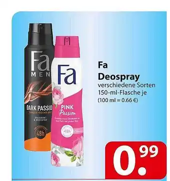 Famila Nord Ost Fa Deospray Angebot