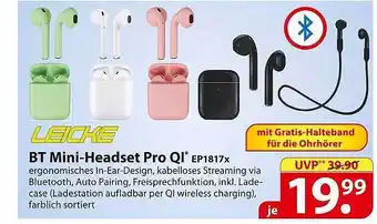 Famila Nord Ost Leicke Bt Mini-headset Pro Ql Ep1817x Angebot