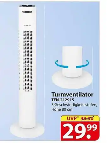 Famila Nord Ost Turmventilator Tfn-212915 Angebot