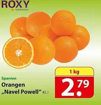 Famila Nord Ost Spanien Orangen „navel Powell“ Angebot