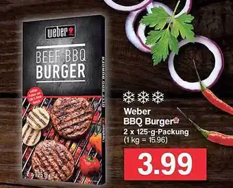 Famila Nord West Weber Bbq Burger Angebot