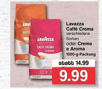 Famila Nord West Lavazza Caffè Crema Oder Crema E Aroma Angebot