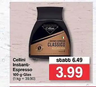 Famila Nord West Cellini Instant-espresso Angebot