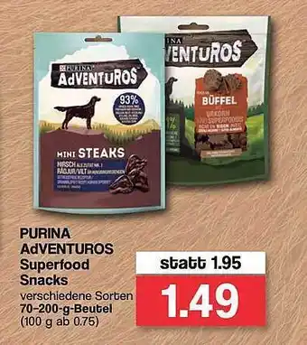 Famila Nord West Purina Adventuros Superfood Snacks Angebot