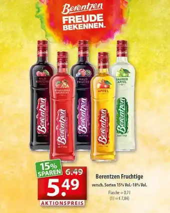 Getränkeland Berentzen Fruchtige Angebot