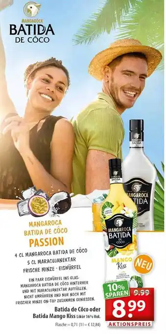 Getränkeland Batida De Côco Oder Batida Mango Kiss Angebot