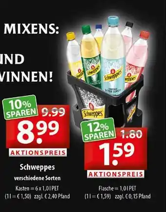 Getränkeland Schweppes Angebot