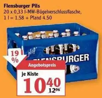 Globus Flensburger Pils Angebot