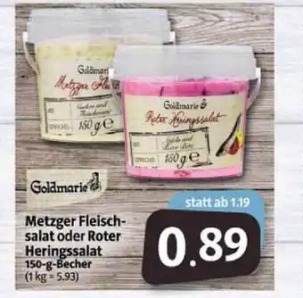 Markant Markt Metzger Fleisch-salat Oder Roter Heingssalat Angebot