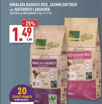 Marktkauf Himalaya Basmati Reis, Jasmin Duftreis Oder Naturreis Langkorn Angebot